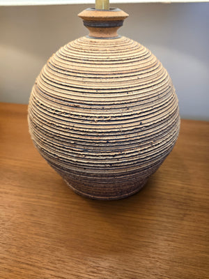 Pair of Studio Pottery Lamps