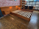 Dyrlund Teak Queen Platform Bed