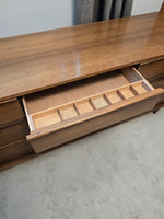 MCM Walnut Lowboy Dresser