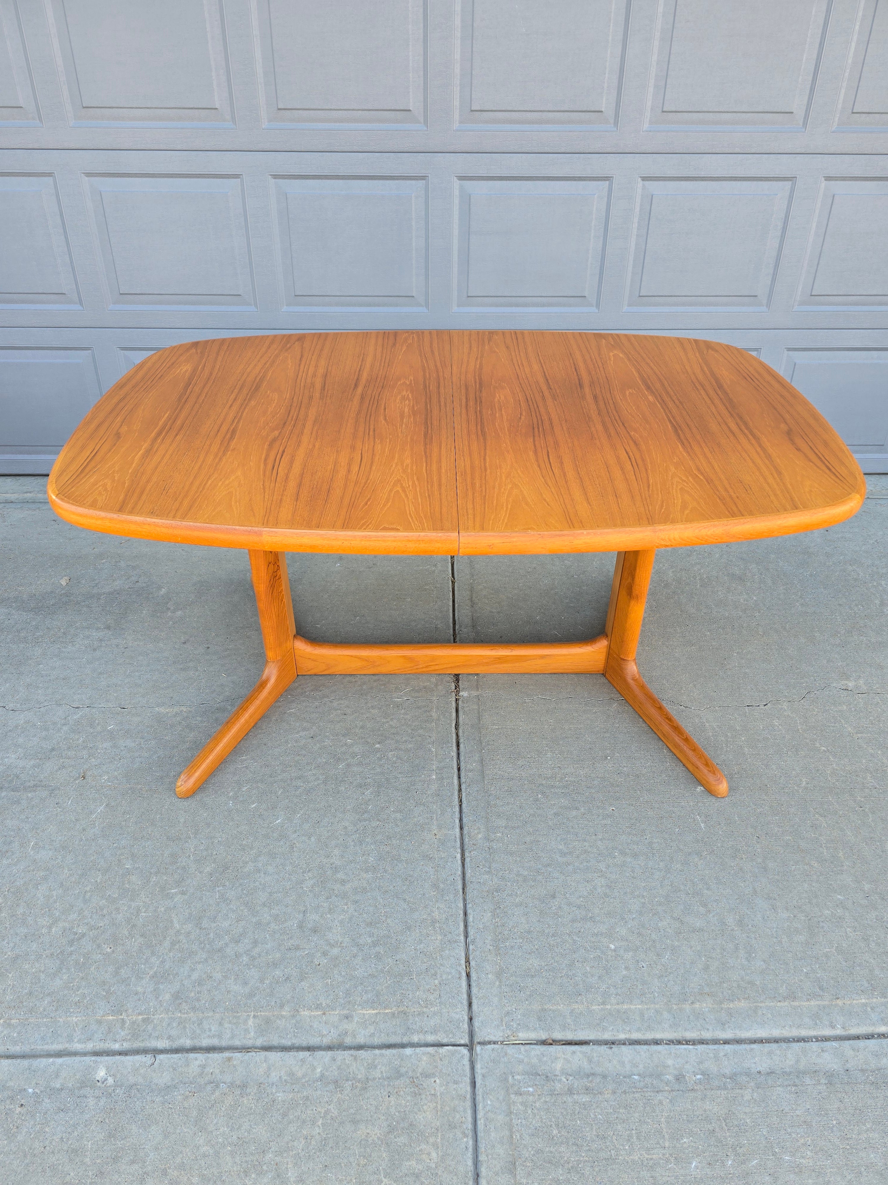 Teak Dining Table with Extension - Seats 6 to 8