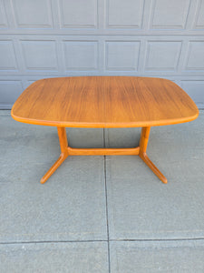 Teak Dining Table with Extension - Seats 6 to 8