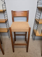 Danish Cord Bar Stools x4