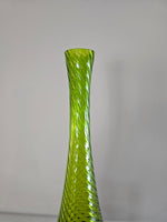 Japanese Glass Green Vase