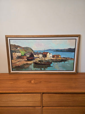 Guy Duveyre Framed Oil Painting