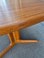 Teak Dining Table with Extension - Seats 6 to 8