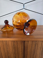 Amber Empoli Lidded Dish