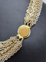 West German Gold Multi Strand Necklace