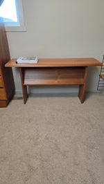 Danish Modern Teak Sofa Console Table
