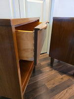Pair of Walnut Nightstands by Viscol
