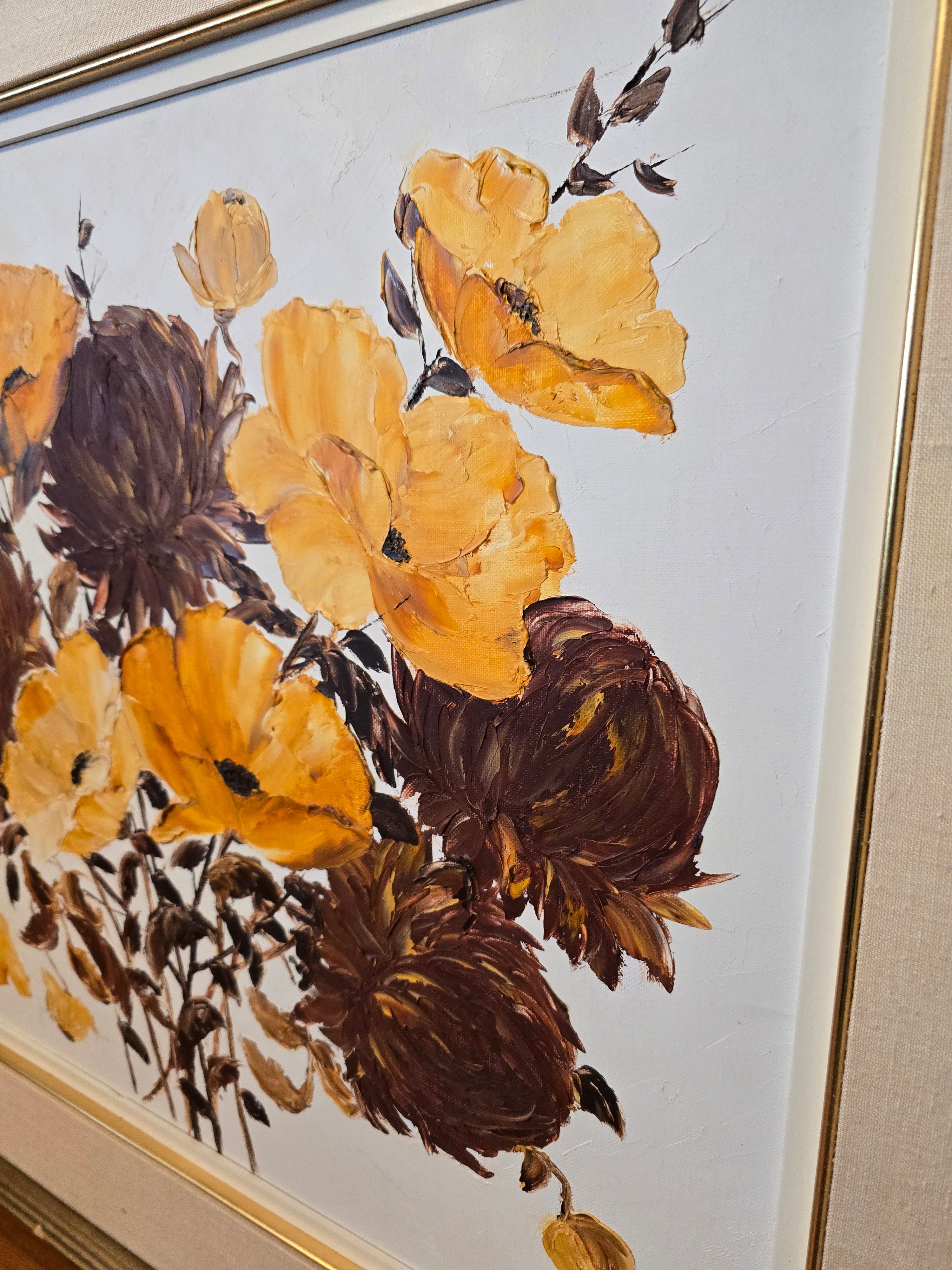 Jane Barlow Framed Floral Painting