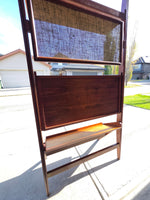 Mid Century Free Standing Wall Unit Room Divider