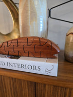 Teak Articulated Fish Puzzle