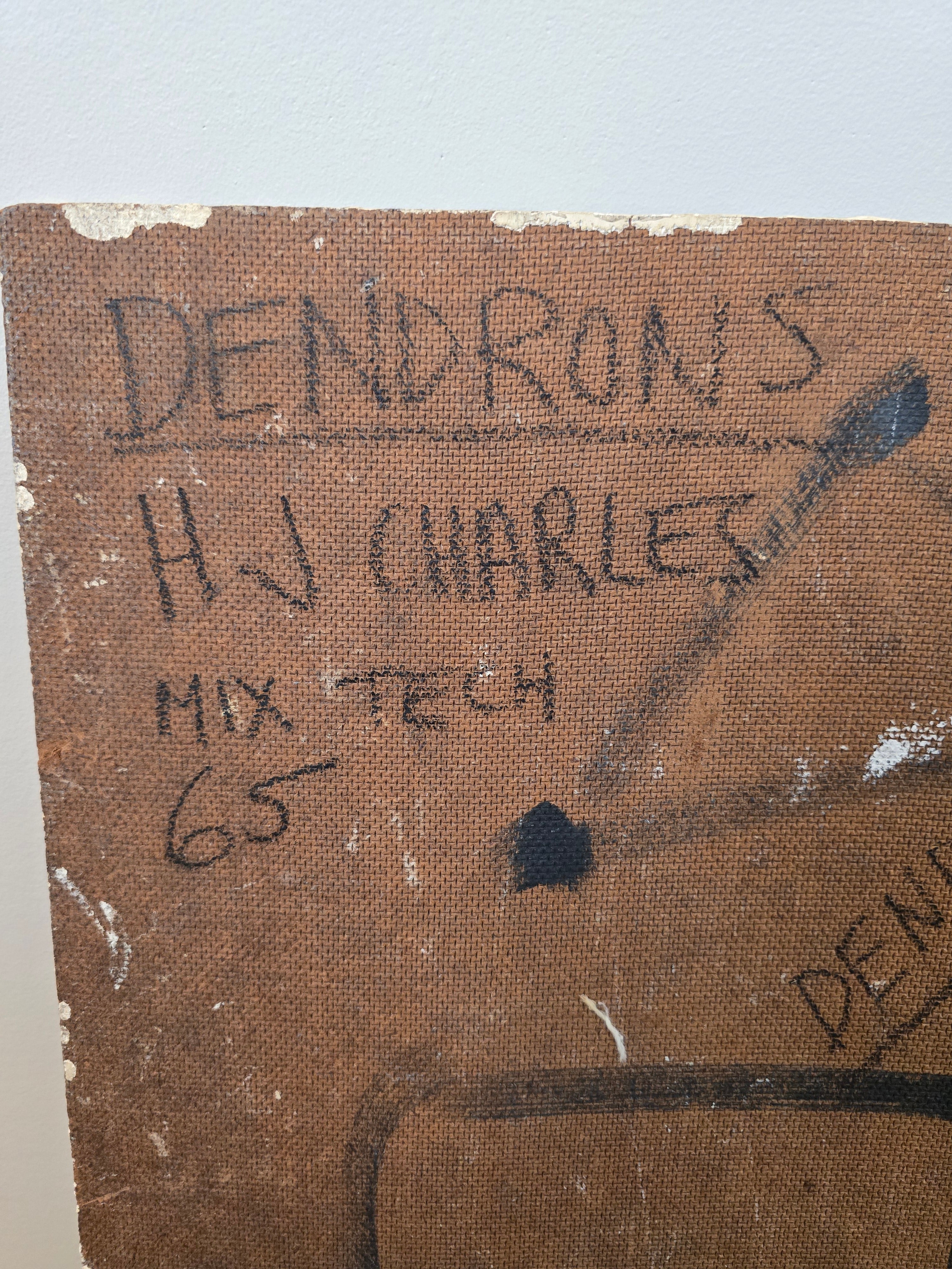 HJ Charles Dendrons Mixed Media Art