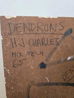 HJ Charles Dendrons Mixed Media Art