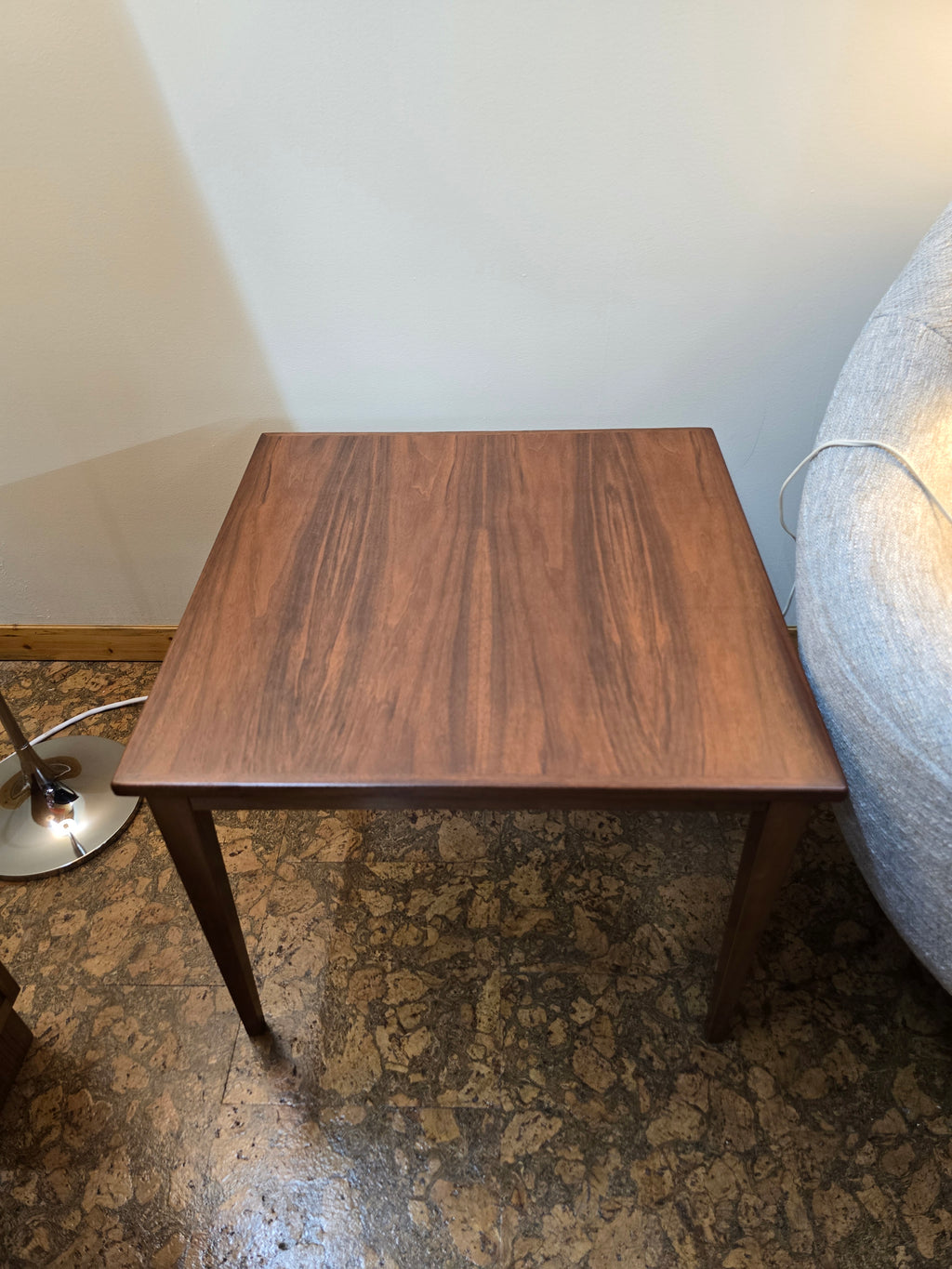 Danish Walnut End Tables - pair