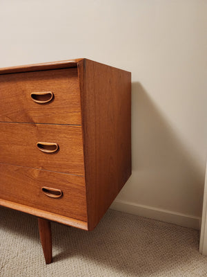 Teak 9 Drawer Dresser