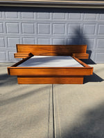 Queen Teak Platform Bed