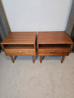 Pair of Danish Teak Nightstands