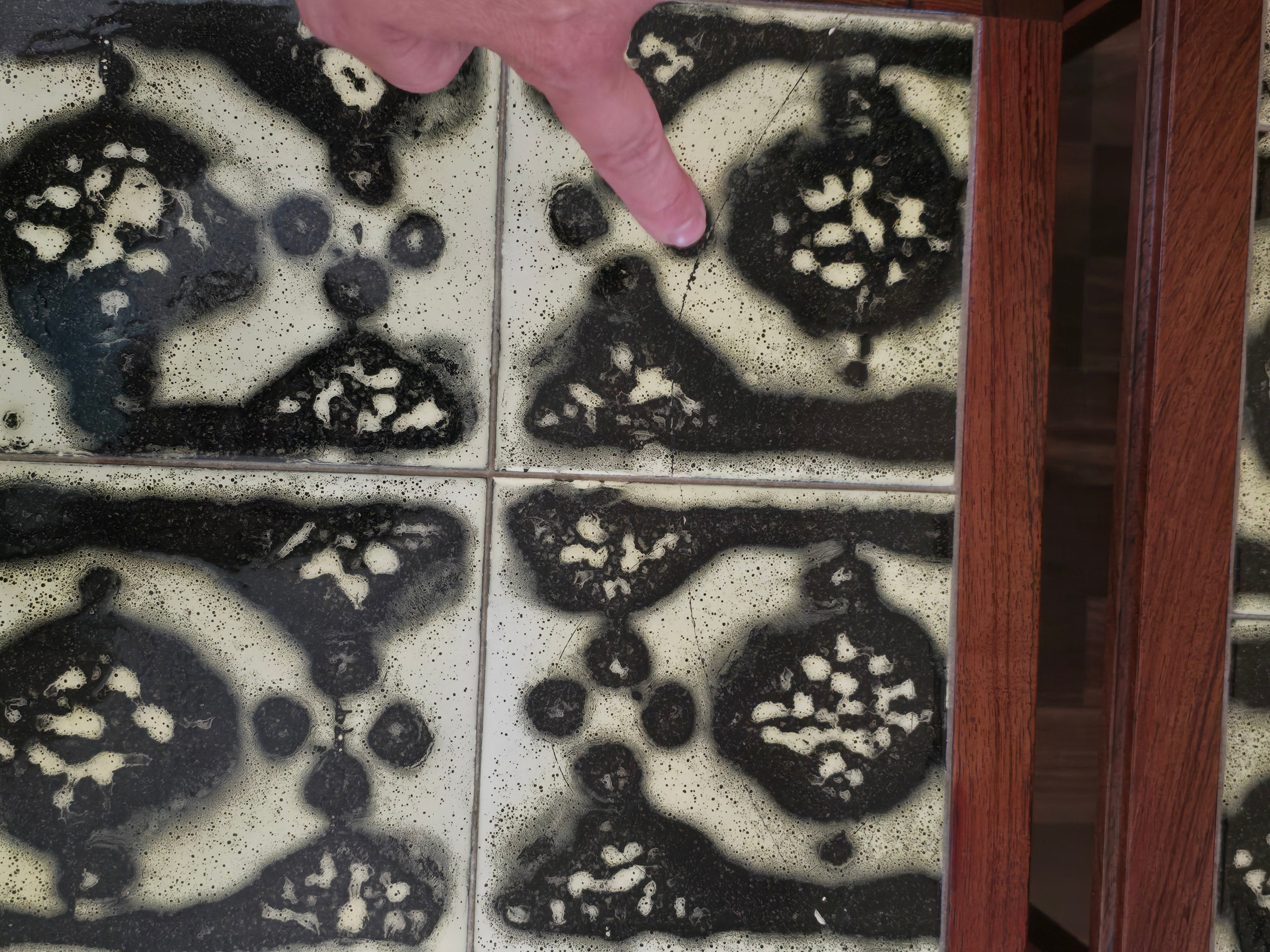 Danish Rosewood & Tile Nesting Tables