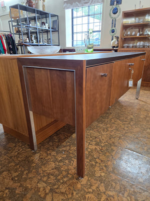 Herman Miller for Biltrite Walnut & Leather Credenza