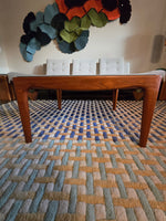 Teak & Smoked Glass Coffee Table