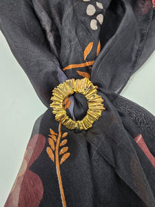 Modernist Hinged Scarf Clip