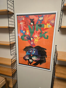 Vintage Circus Lion Poster