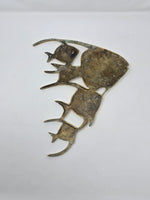 Brass Angelfish Wall Art