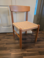 Teak & Paper cord  Chair