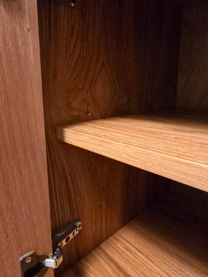 Large Teak Gentleman's Chest of Drawers