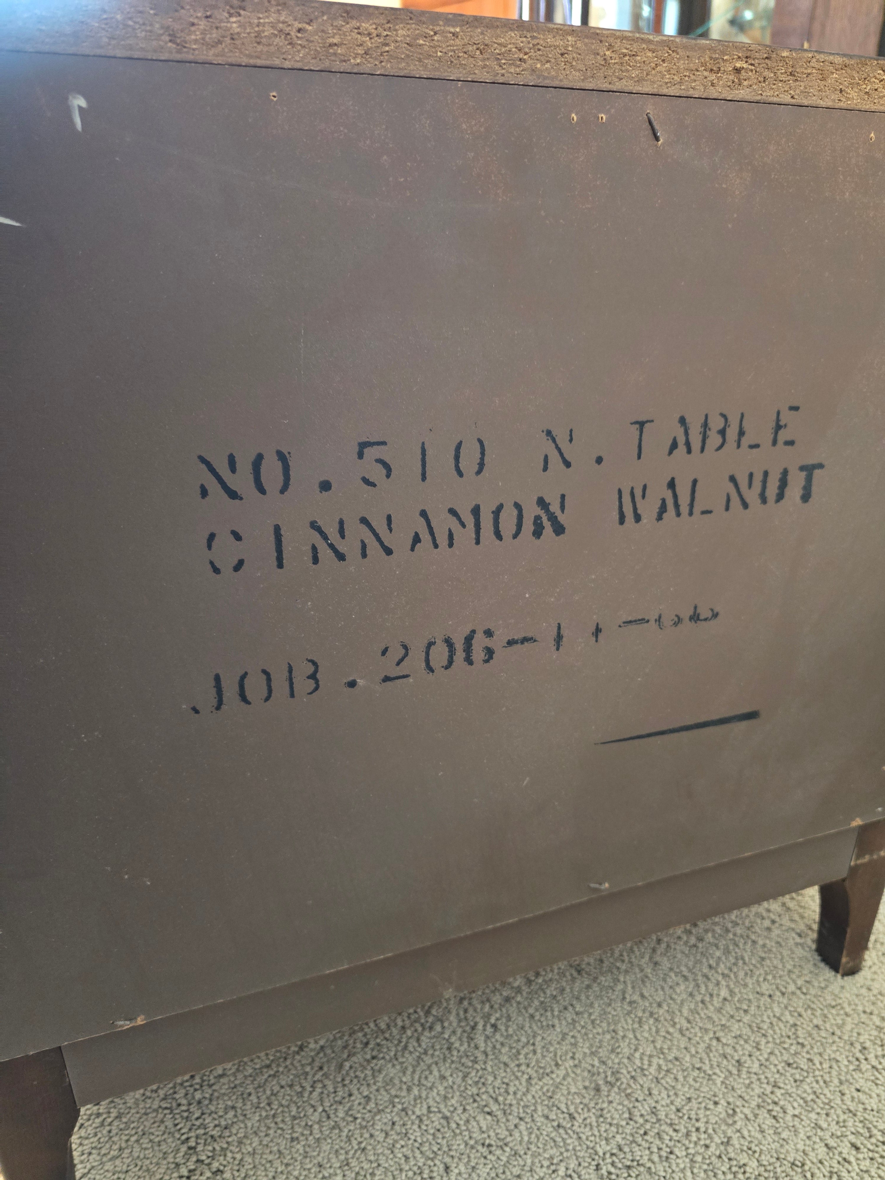 Pair of Walnut Nightstands