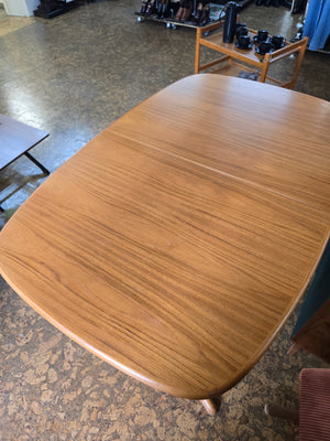 Teak Dining Table with Extension - Seats 6 to 8