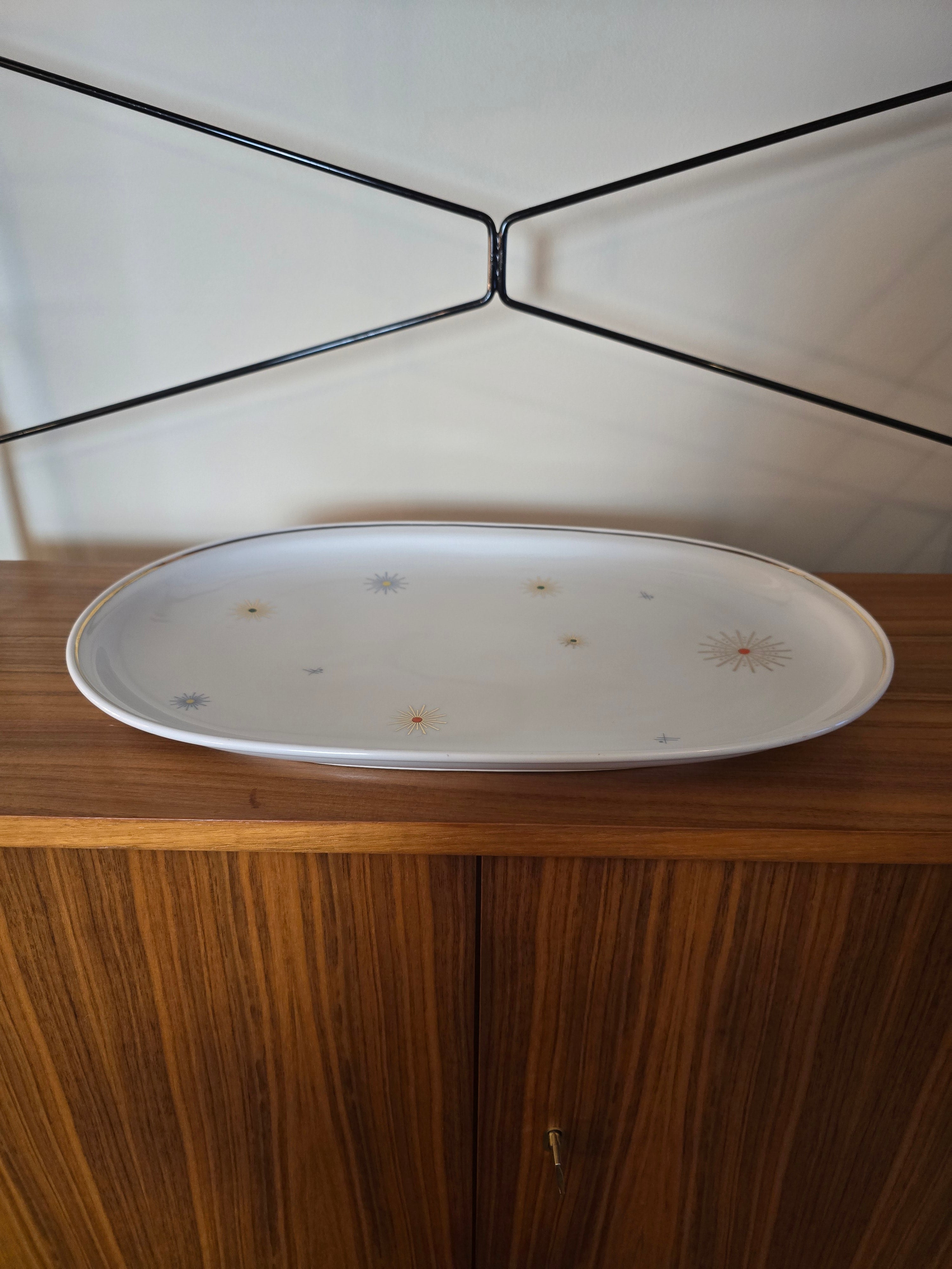 Chalfonte 'Starlight' Oval Serving Platter