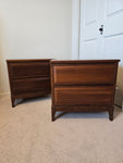 Pair of Walnut Nightstands