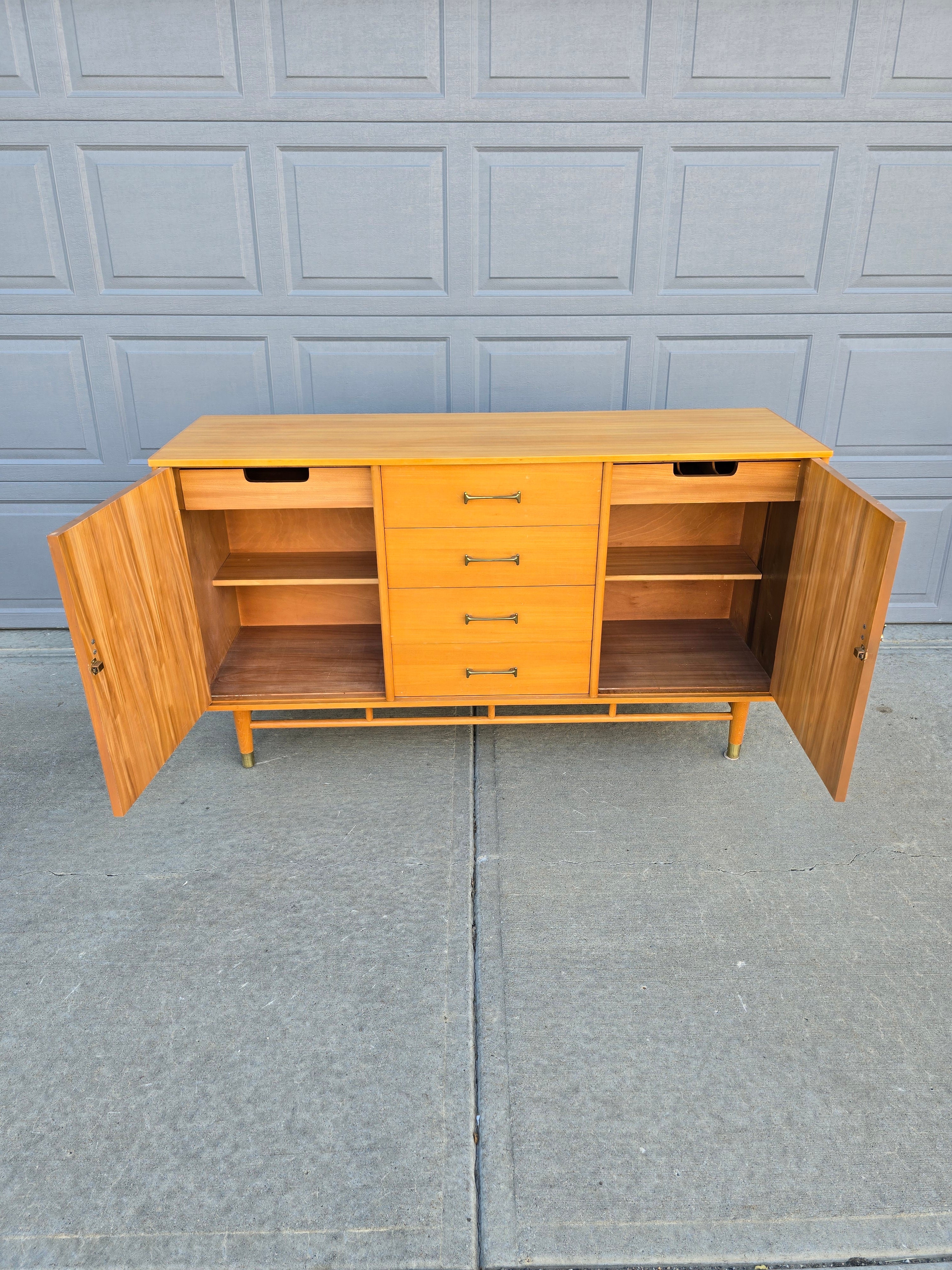 Milo Baughman for Drexel 'Today's Living' Blonde Sideboard