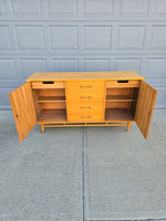 Milo Baughman for Drexel 'Today's Living' Blonde Sideboard