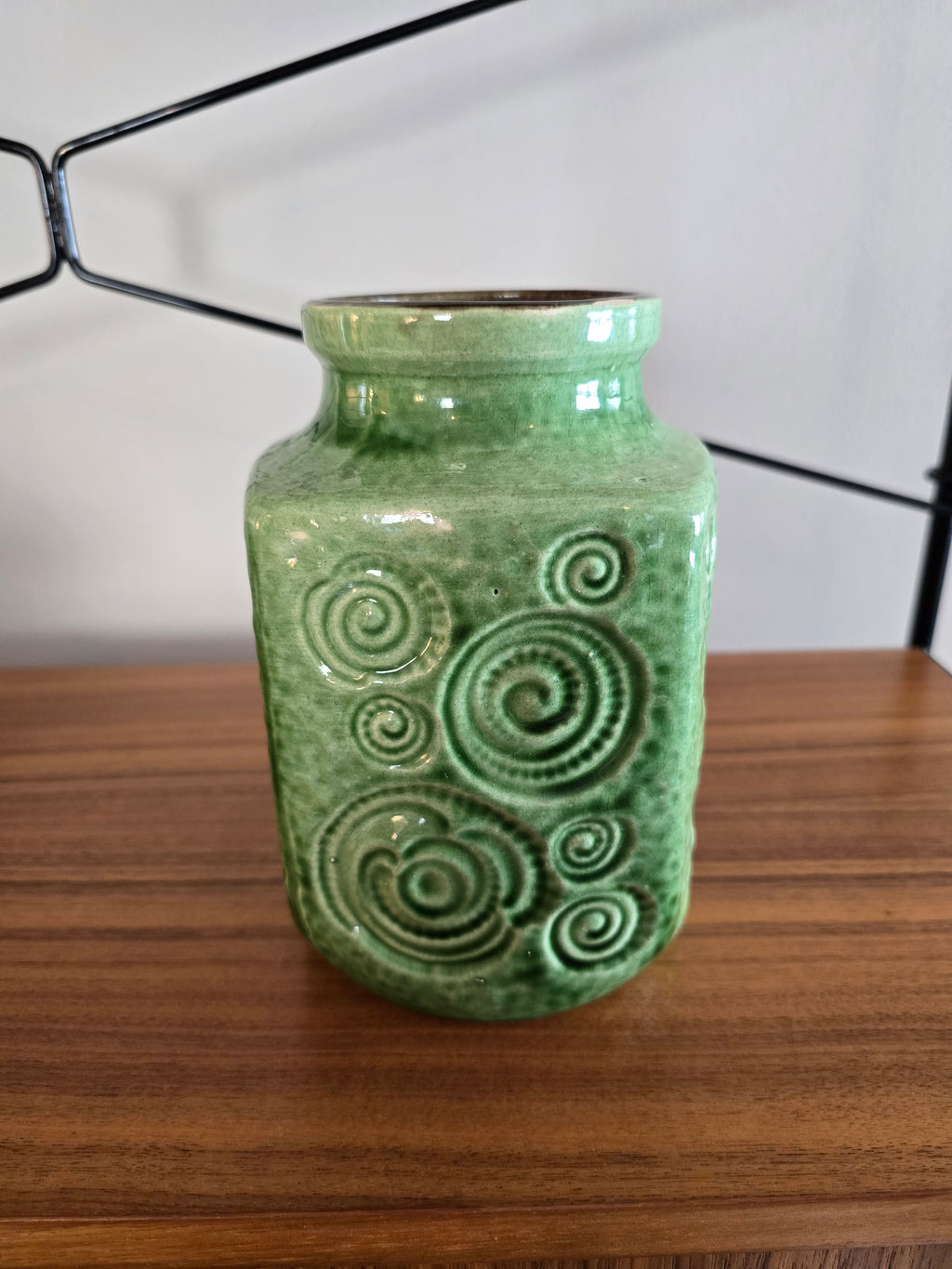 Scheurich Green Jura Fossil Vase