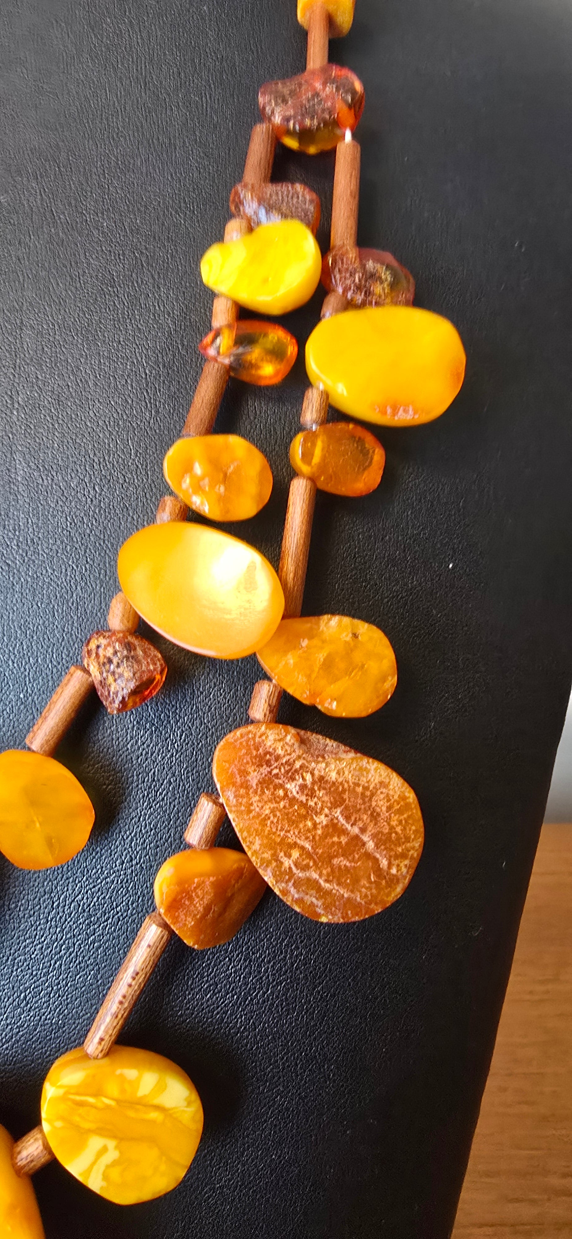 Vintage Raw Amber Necklace