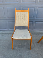 Teak High-back Dining Chairs - Set of 4
