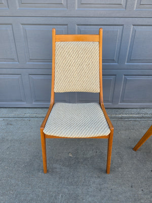 Teak High-back Dining Chairs - Set of 4