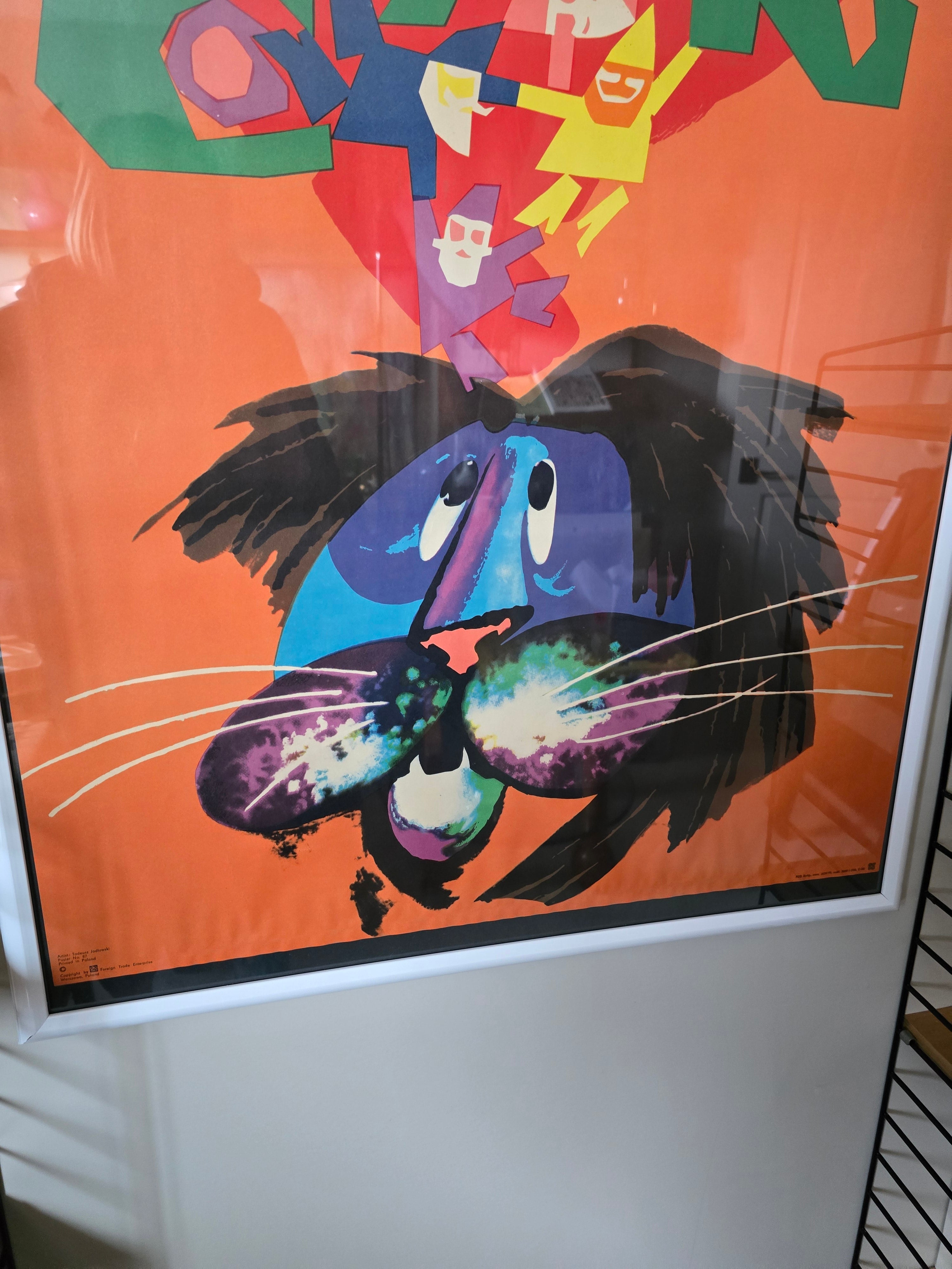 Vintage Circus Lion Poster