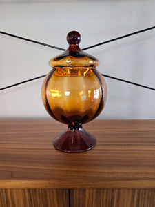 Amber Empoli Lidded Dish