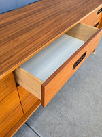 Teak 9 Drawer Dresser & Nightstand