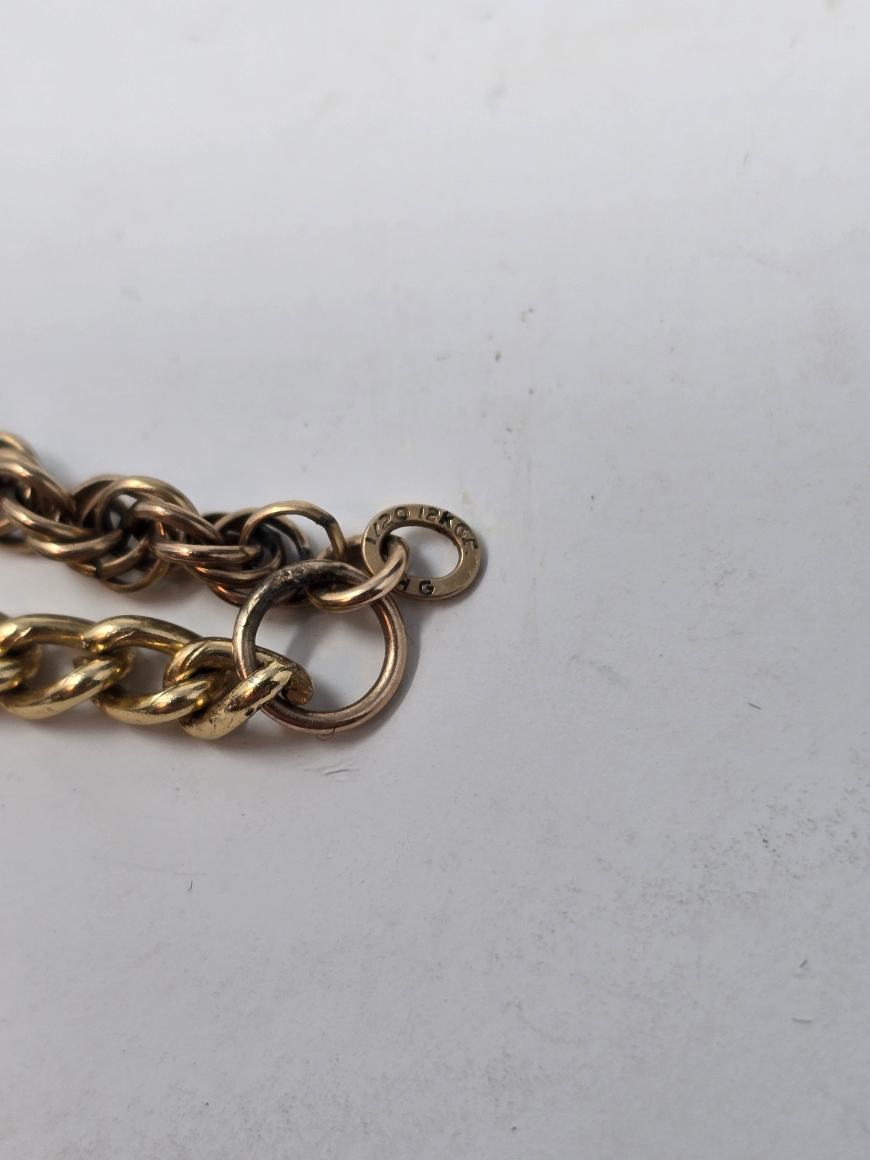 Vintage 12K Gold Fill & Genuine Pearl Necklace