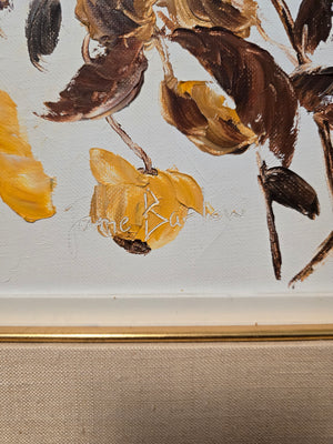 Jane Barlow Framed Floral Painting