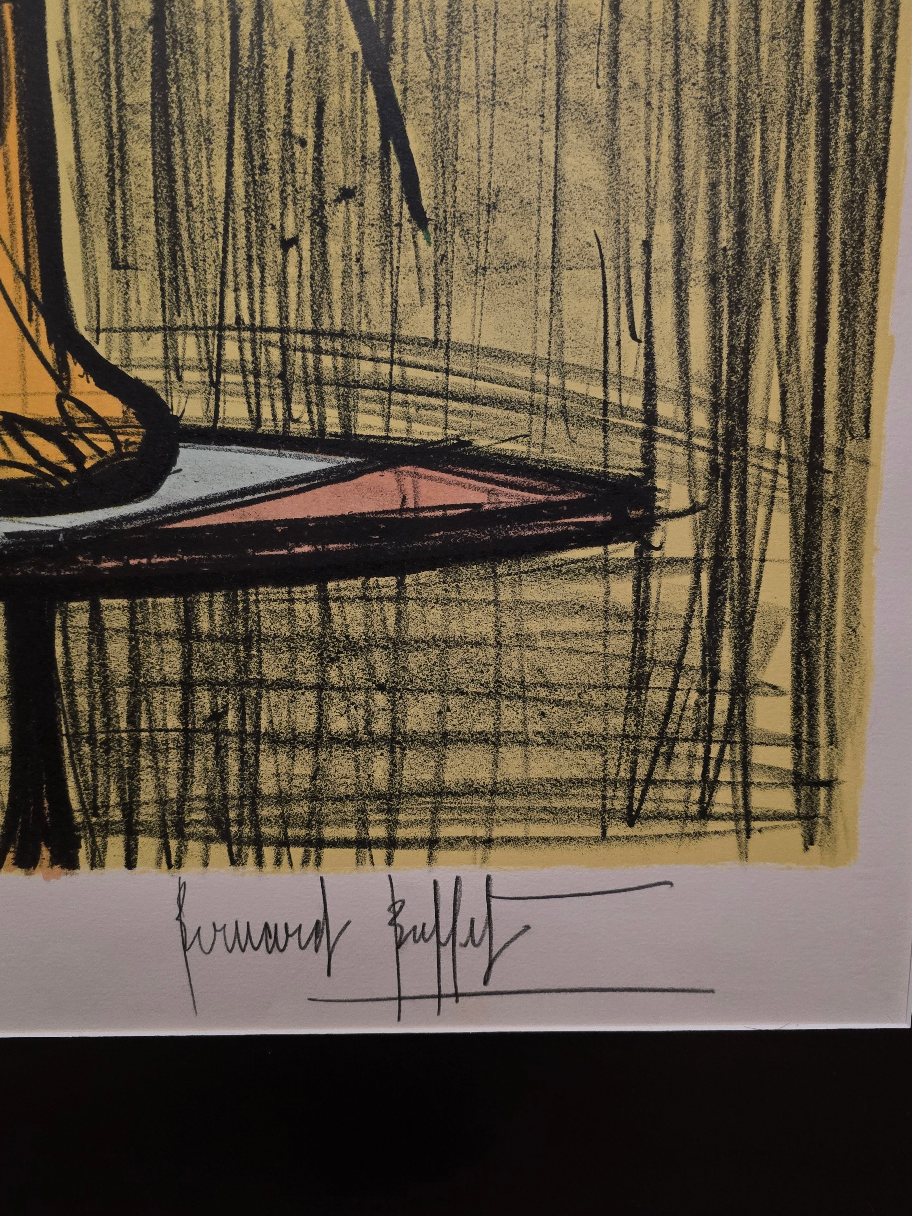 Bernard Buffet Framed Lithograph