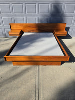 Queen Teak Platform Bed