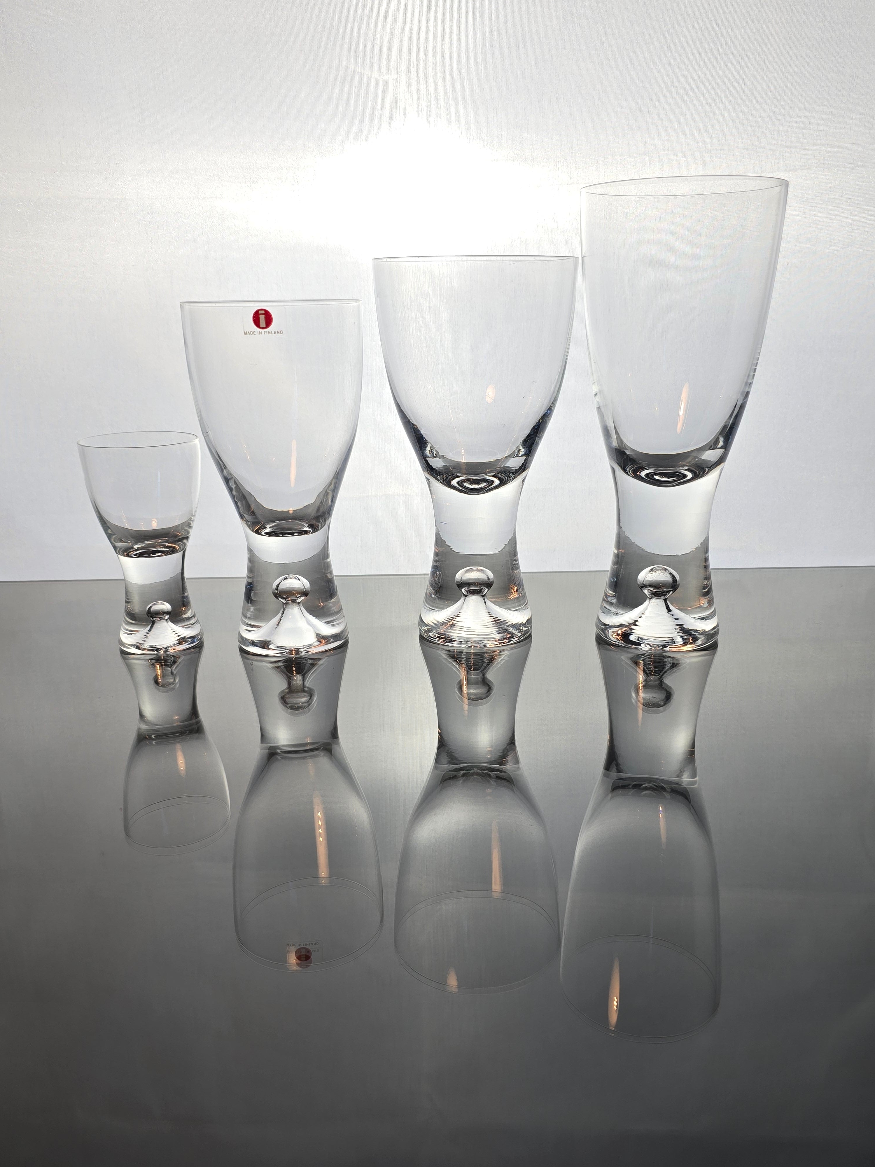 Iittala 'Tapio' Mouthblown Glassware by Tapio Wirkkala