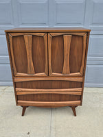 Upright Cedar Chest with Drawers