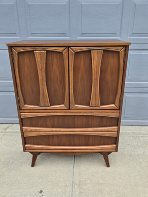 Upright Cedar Chest with Drawers